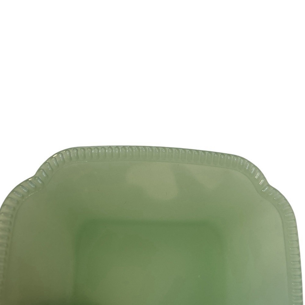 6 HEARTH & HAND Magnolia Green Jadeite Glass Plates 6" Appetizer Farmhouse Decor - Picture 6 of 7
